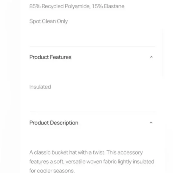 Vuori Canyons Insulated Bucket Hat - NWOT - Picture 4 of 7